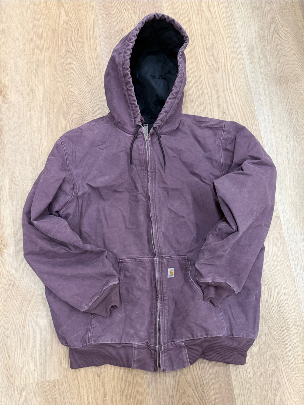Carhartt WJ130 DPM Duck Canvas Hooded Jacket Women's XXL